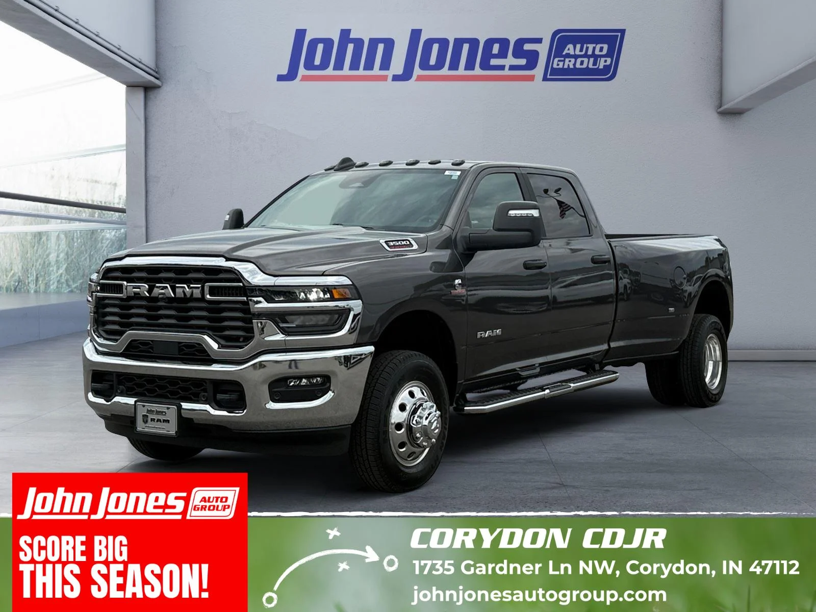 New 2026 Granite Crystal Metallic Clearcoat Ram Big Horn image 1