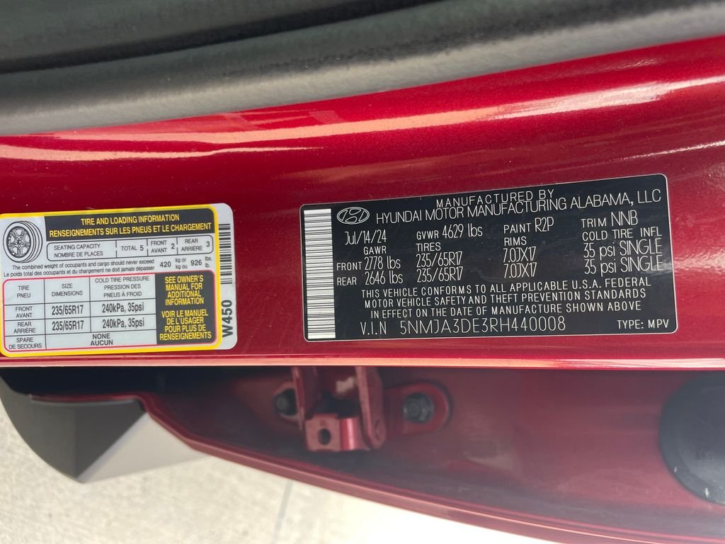 Used 2024 Red Hyundai SE image 30