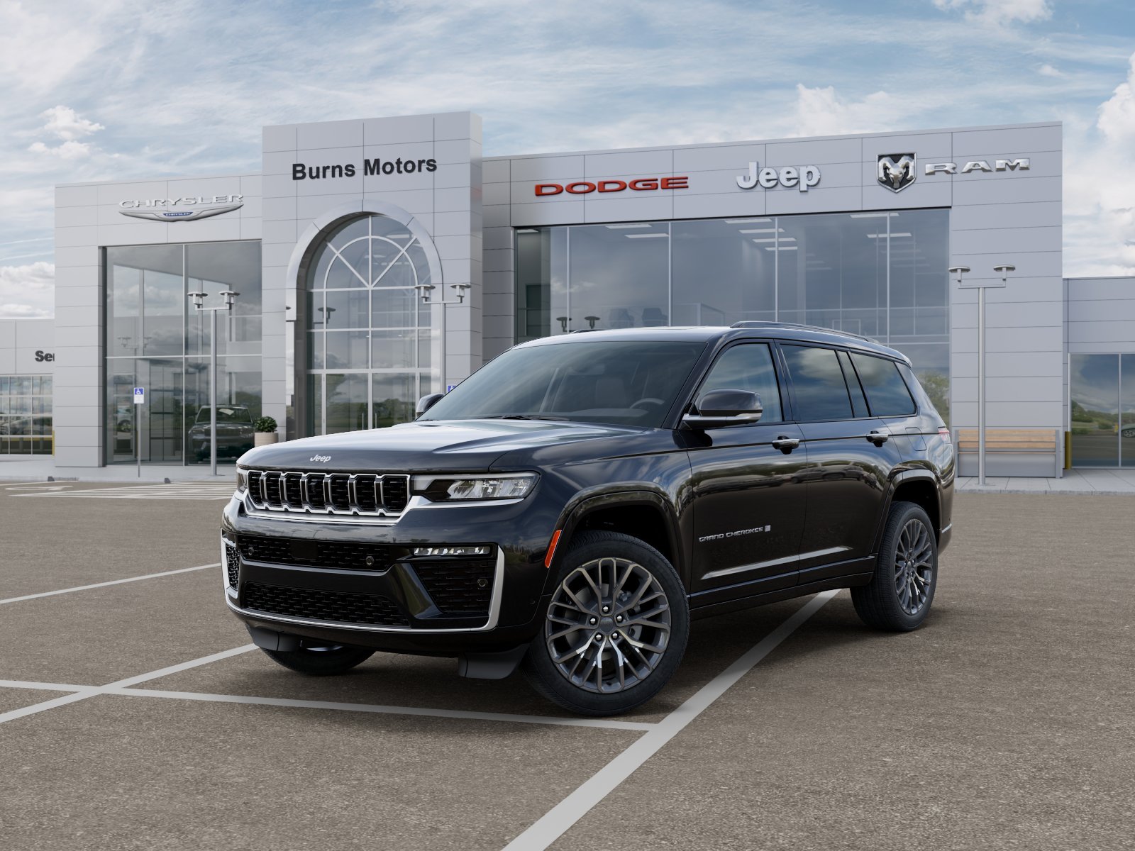 New 2026 Diamond Black Crystal Pearl-Coat Exterior Paint Jeep Summit image 27