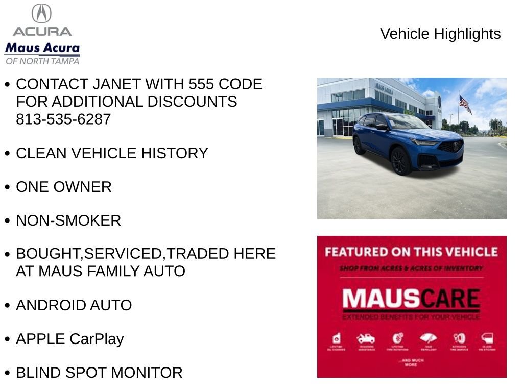 Used 2026 Blue Acura A-Spec image 8