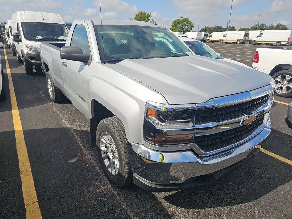 Used 2018 Silver Ice Metallic Chevrolet Work Truck image 3