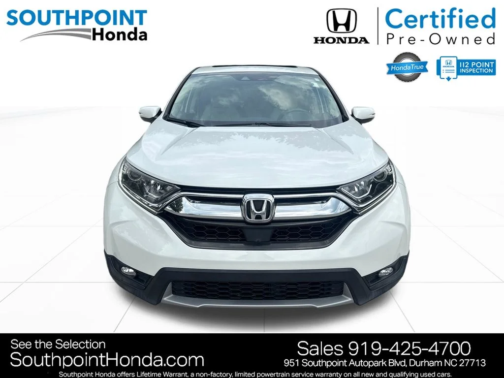 Certified Used 2019 Platinum White Pearl Honda EX-L image 2
