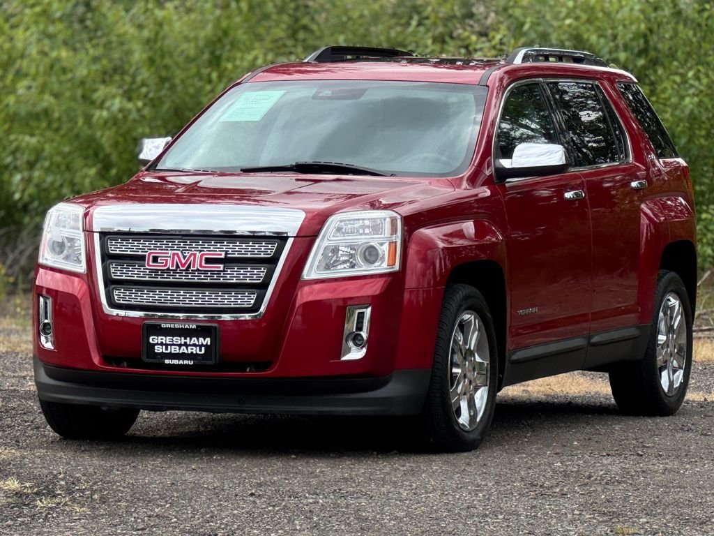 Used 2013 Crystal Red Tintcoat GMC SLT-2 image 3