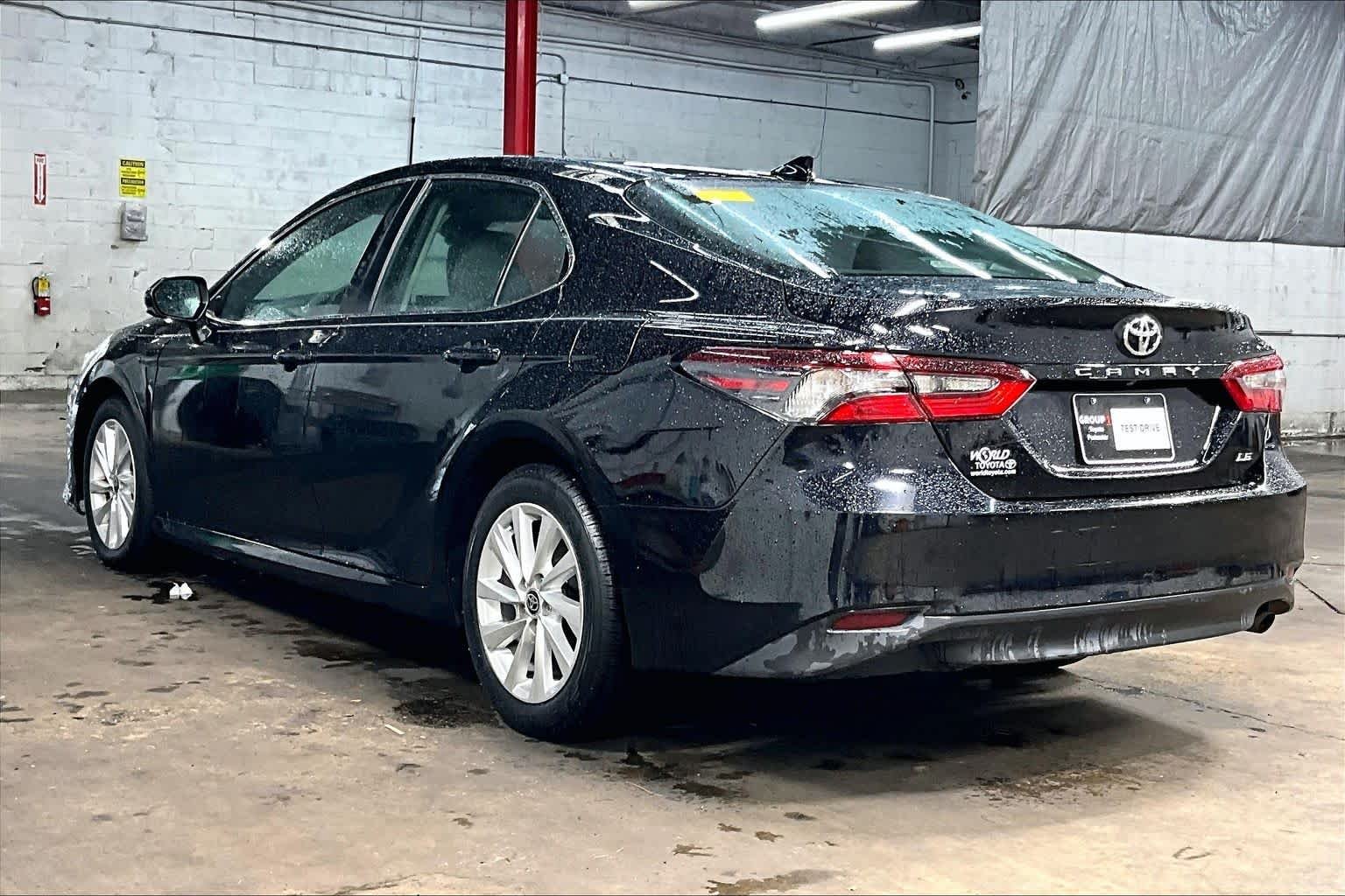 Used 2024 Midnight Black Metallic Toyota LE image 12