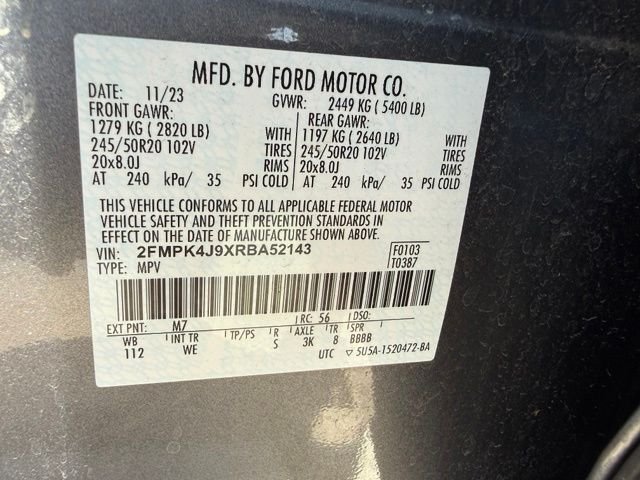Used 2024 Gray Metallic Ford ST Line image 46