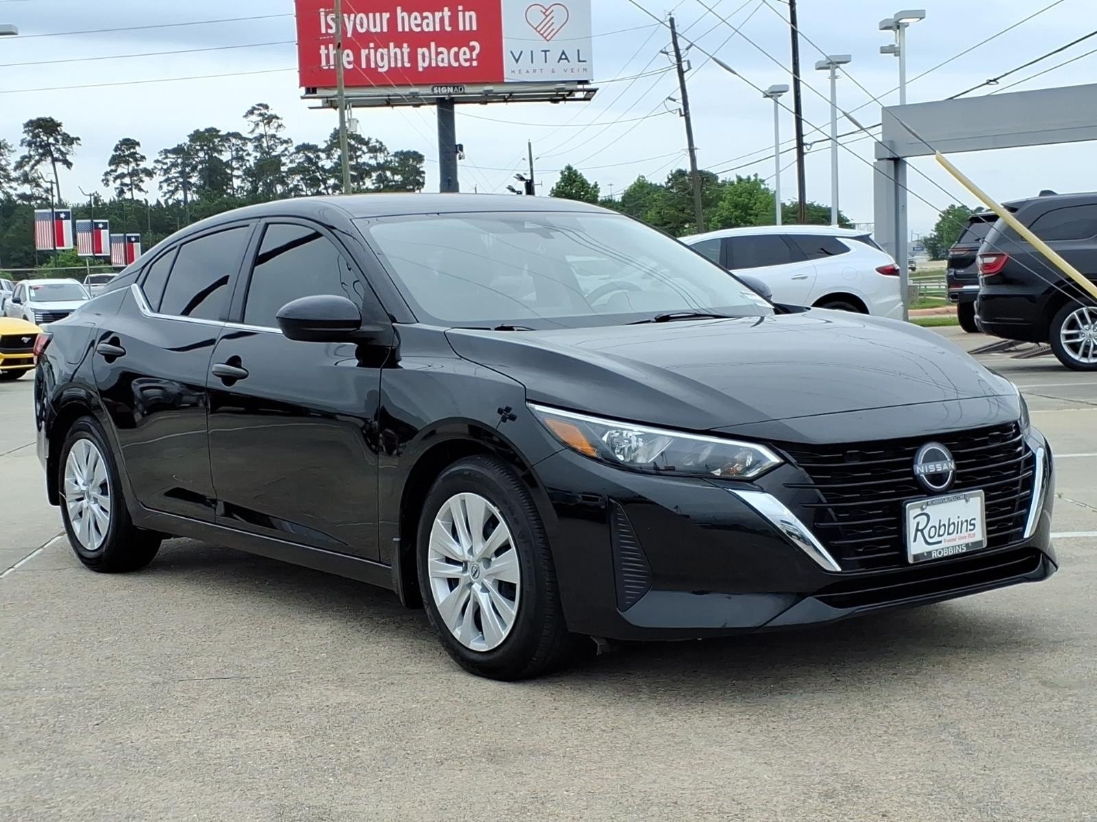 2025 Nissan Sentra S Black at Robbins Nissan
