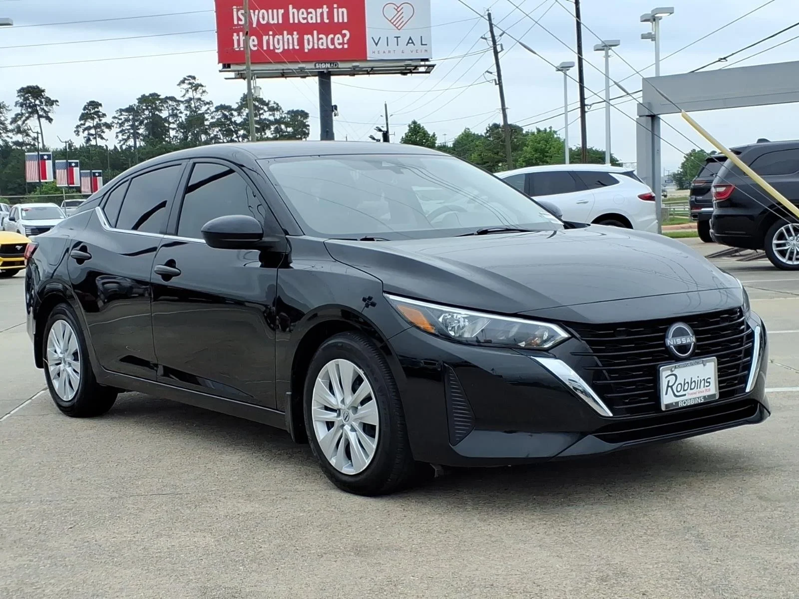 2025 Nissan Sentra S Black at Robbins Nissan