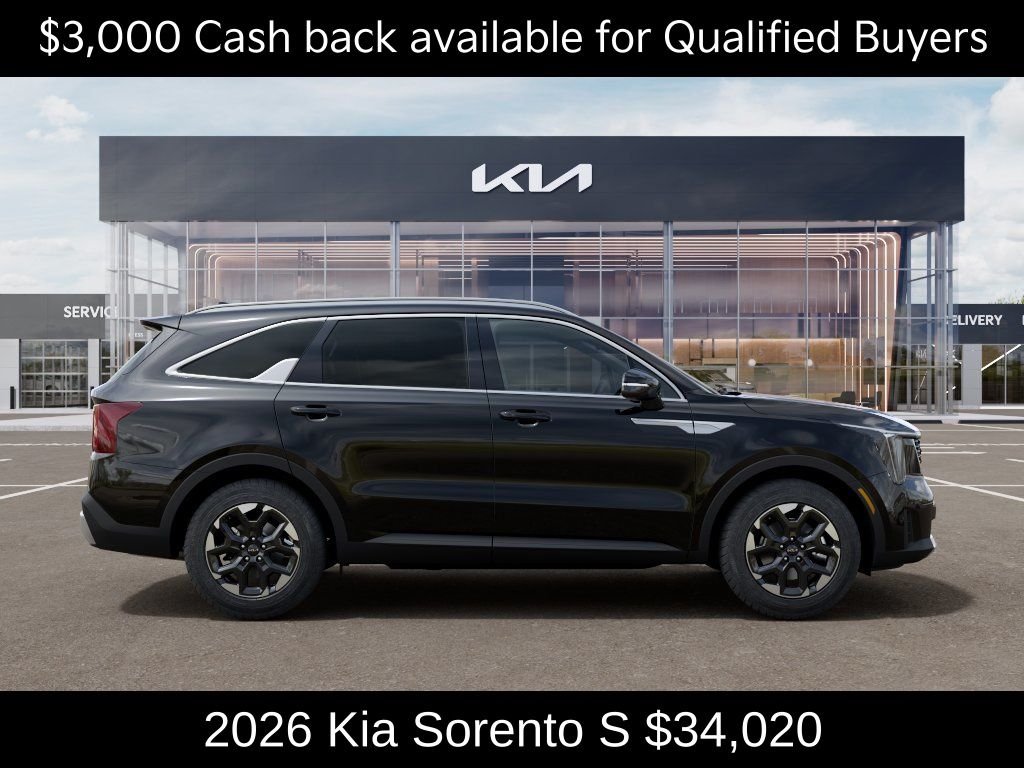 New 2026 Ebony Black Kia S image 8