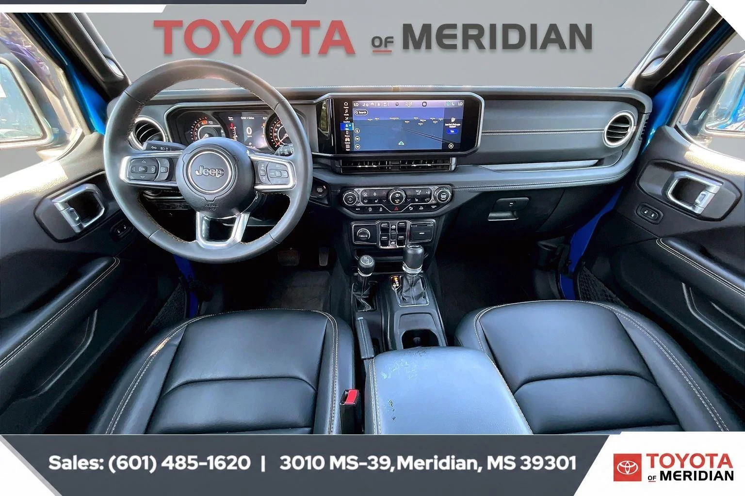 Used 2024 Hydro Blue Pearlcoat Jeep Sahara image 13
