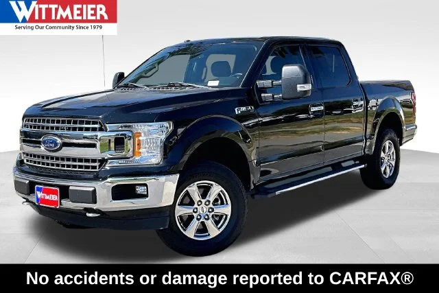 Used 2018 Shadow Black Ford XLT image 1