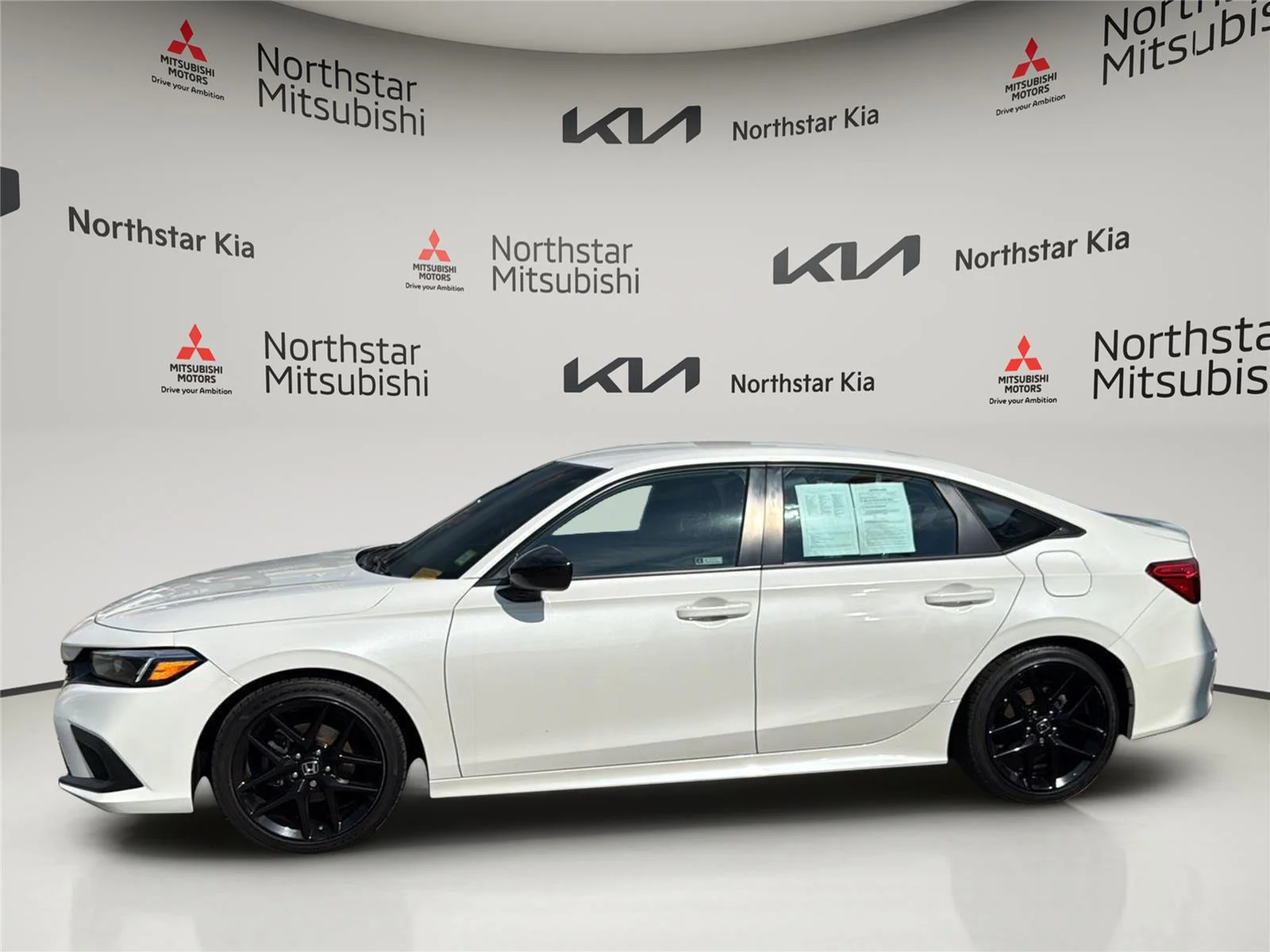 Used 2024 Platinum White Pearl Honda Sport image 2