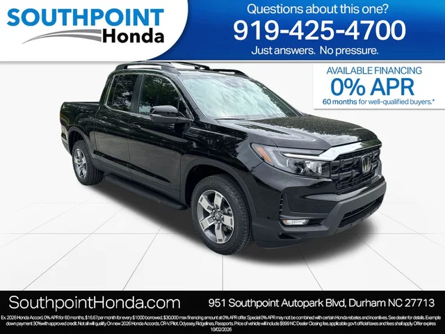 2026 Honda Ridgeline RTL