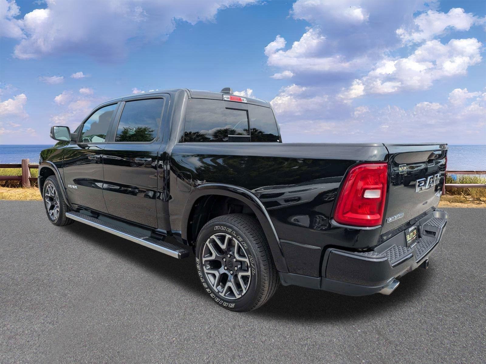 Used 2025 Diamond Black Crystal Pearlcoat Ram Laramie image 6