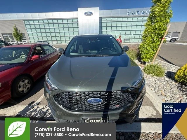 Certified Used 2022 Green Metallic Ford ST image 2