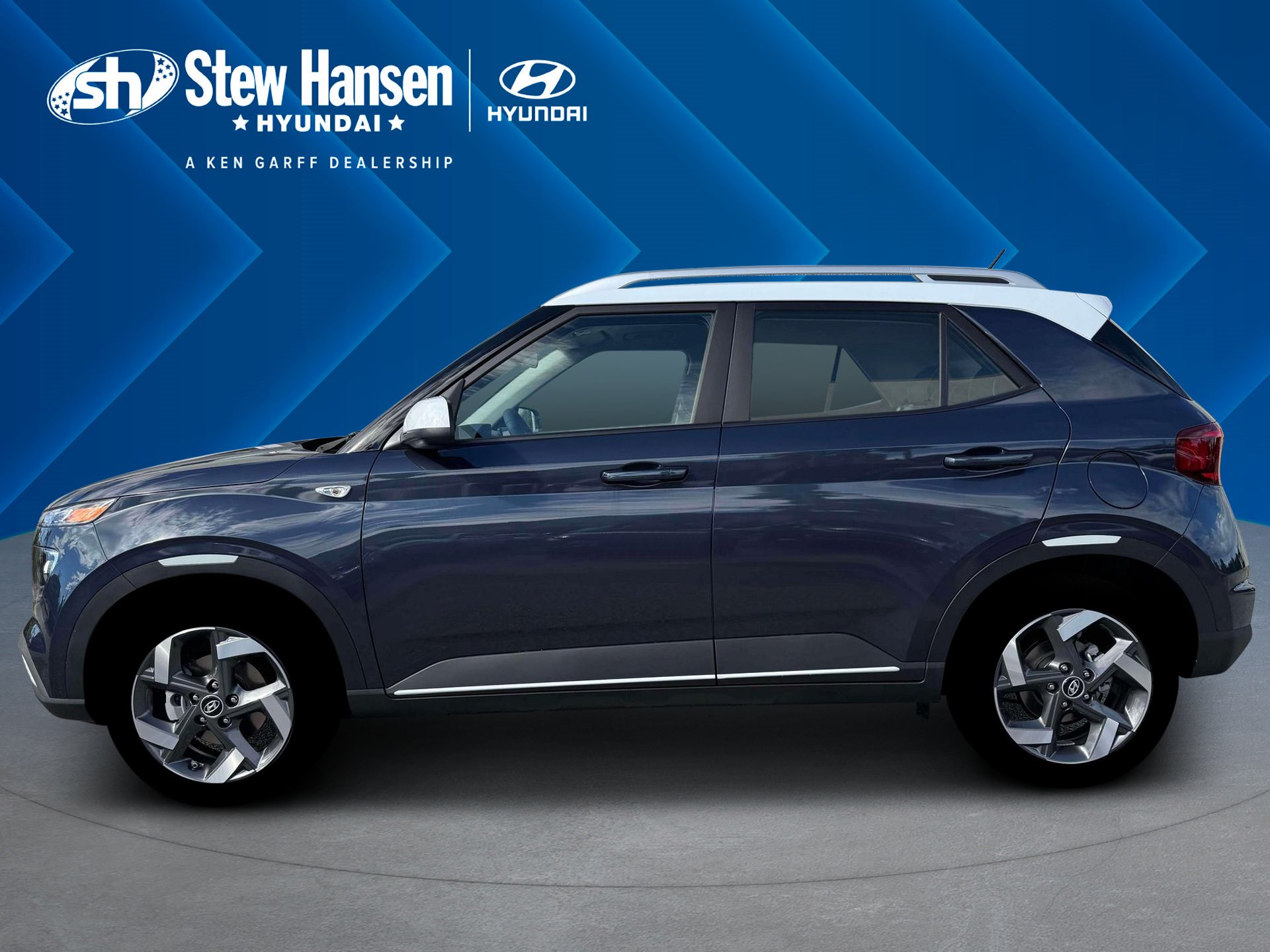 New 2026 Denim w/White Roof Hyundai SEL image 3