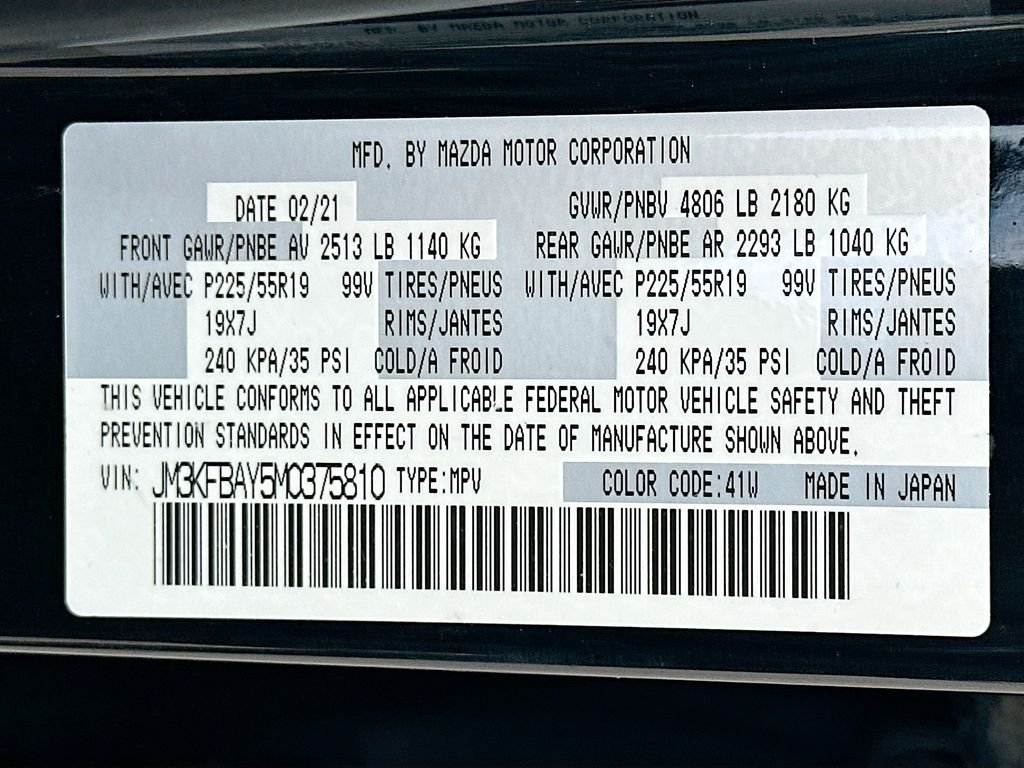 Used 2021 Black Mazda Grand Touring Reserve image 32