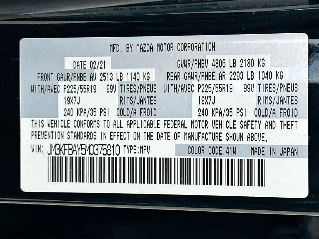 Used 2021 Jet Black Mazda Grand Touring Reserve image 32