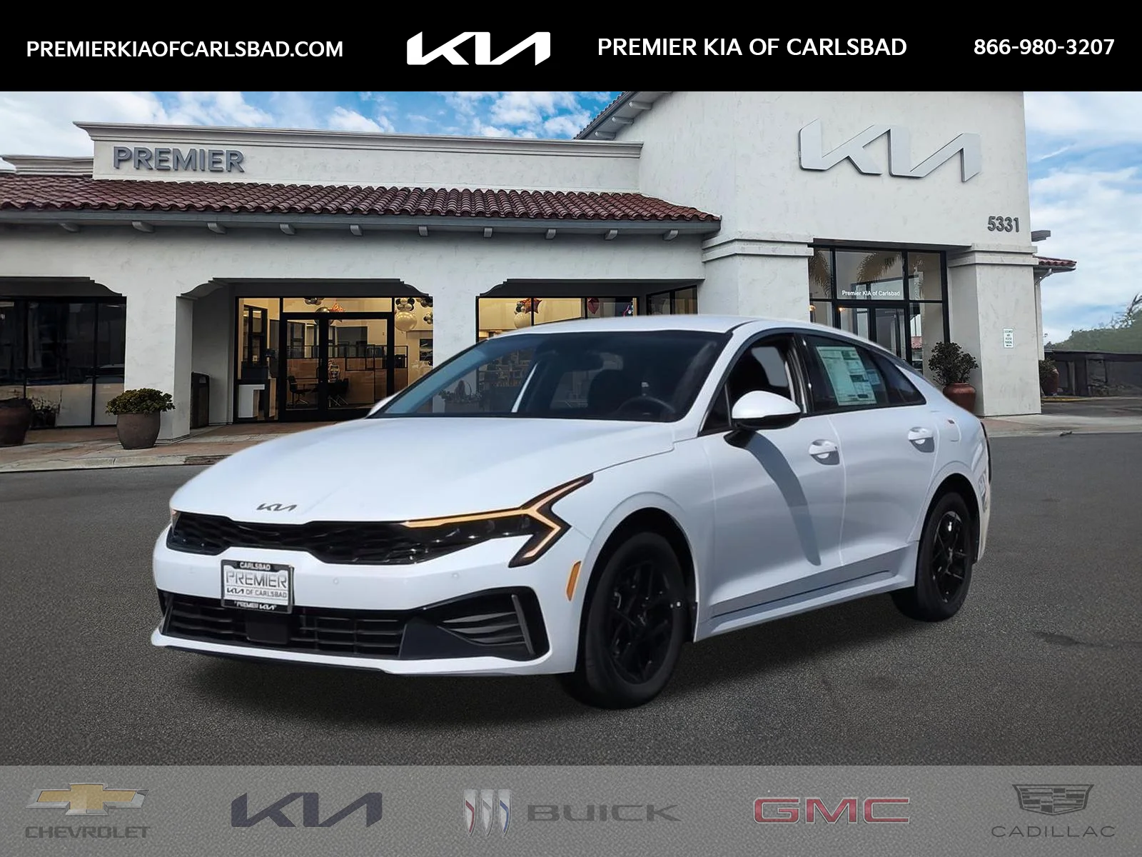 New 2026 Snow White Pearl Kia LXS FWD image 1