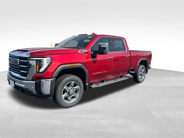 New 2026 Volcanic Red Tintcoat GMC SLT image 1