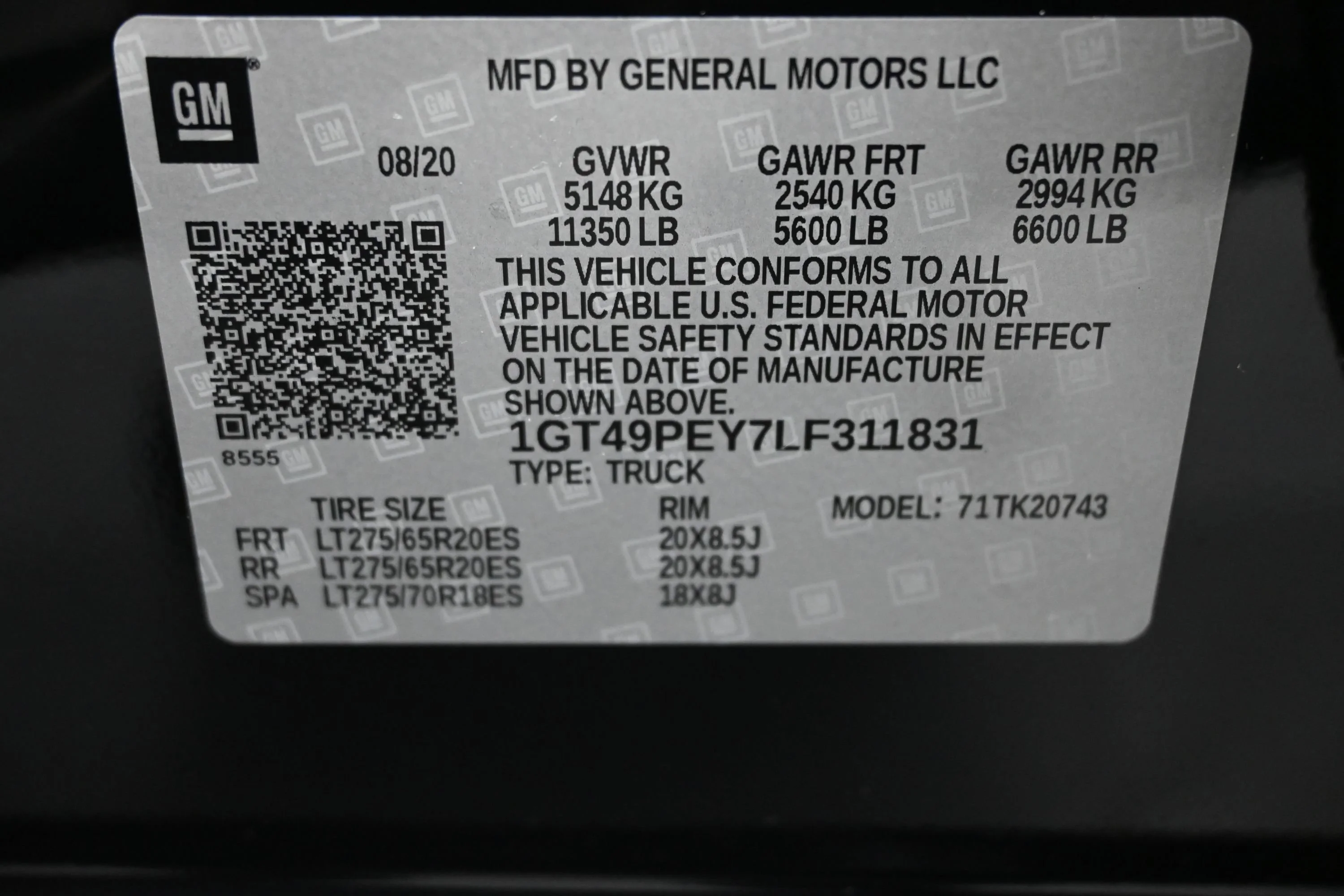 Used 2020 Onyx Black GMC AT4 image 11