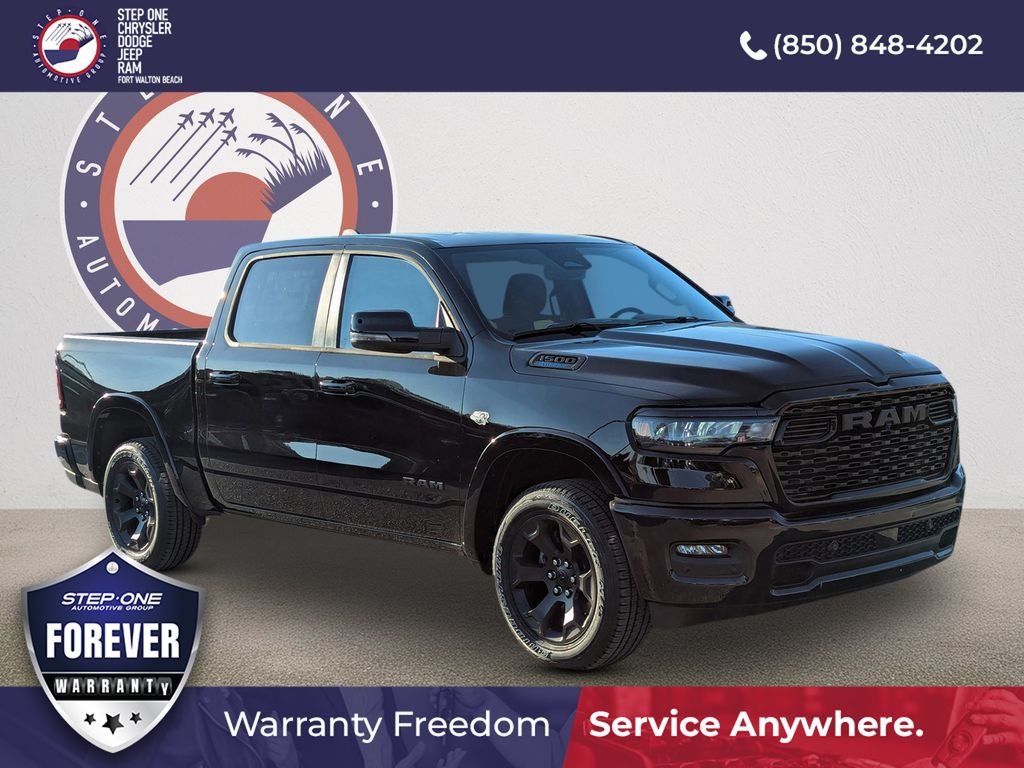 New 2026 Diamond Black Crystal Pearl-Coat Exterior Paint Ram Big Horn/Lone Star image 1
