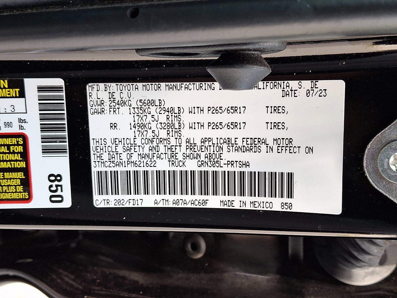 Used 2023 Black Toyota TRD Sport image 26