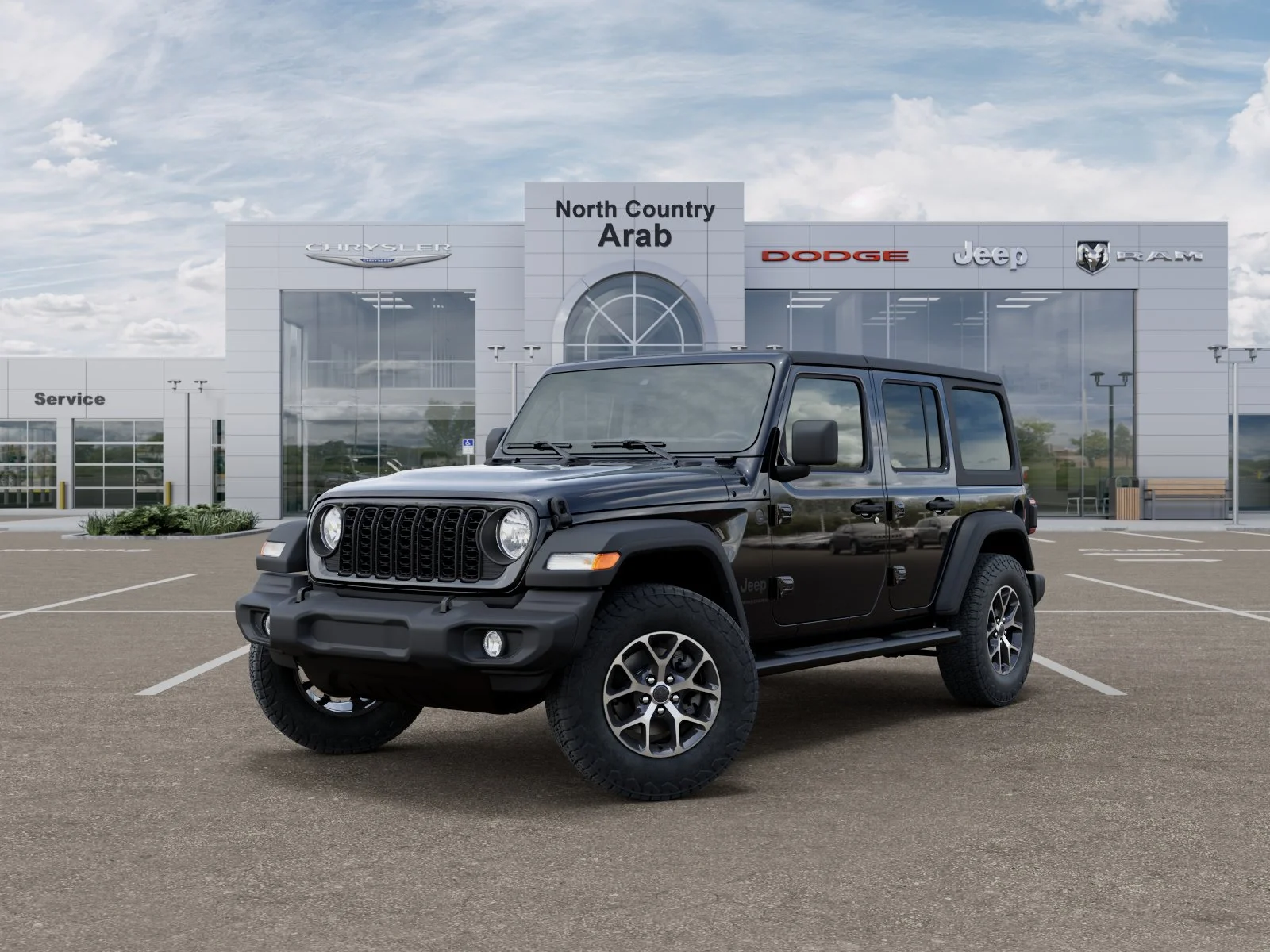 New 2026 Black Clear-Coat Exterior Paint Jeep Sport S image 27