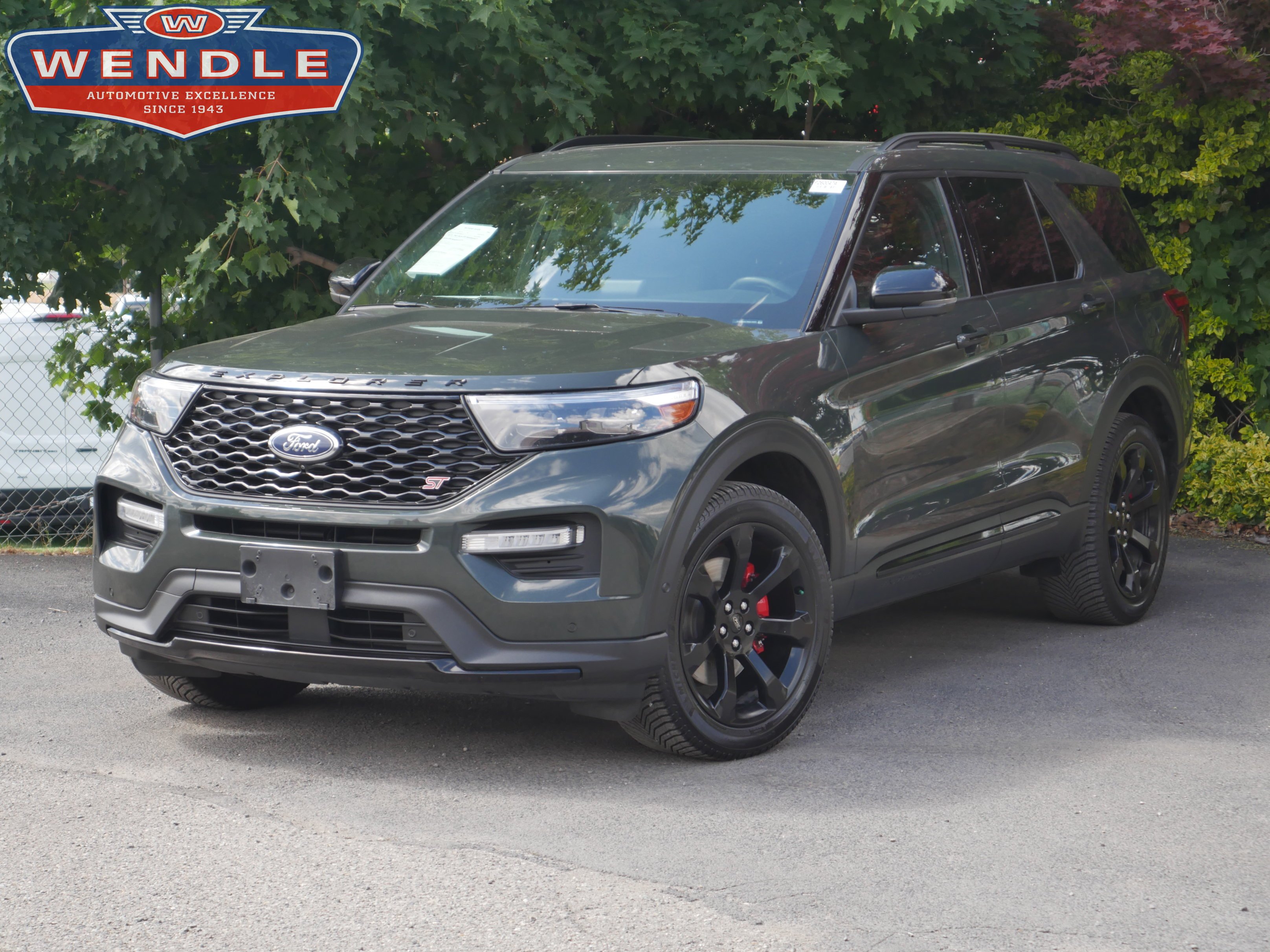Used 2021 Forged Green Metallic Ford ST image 1