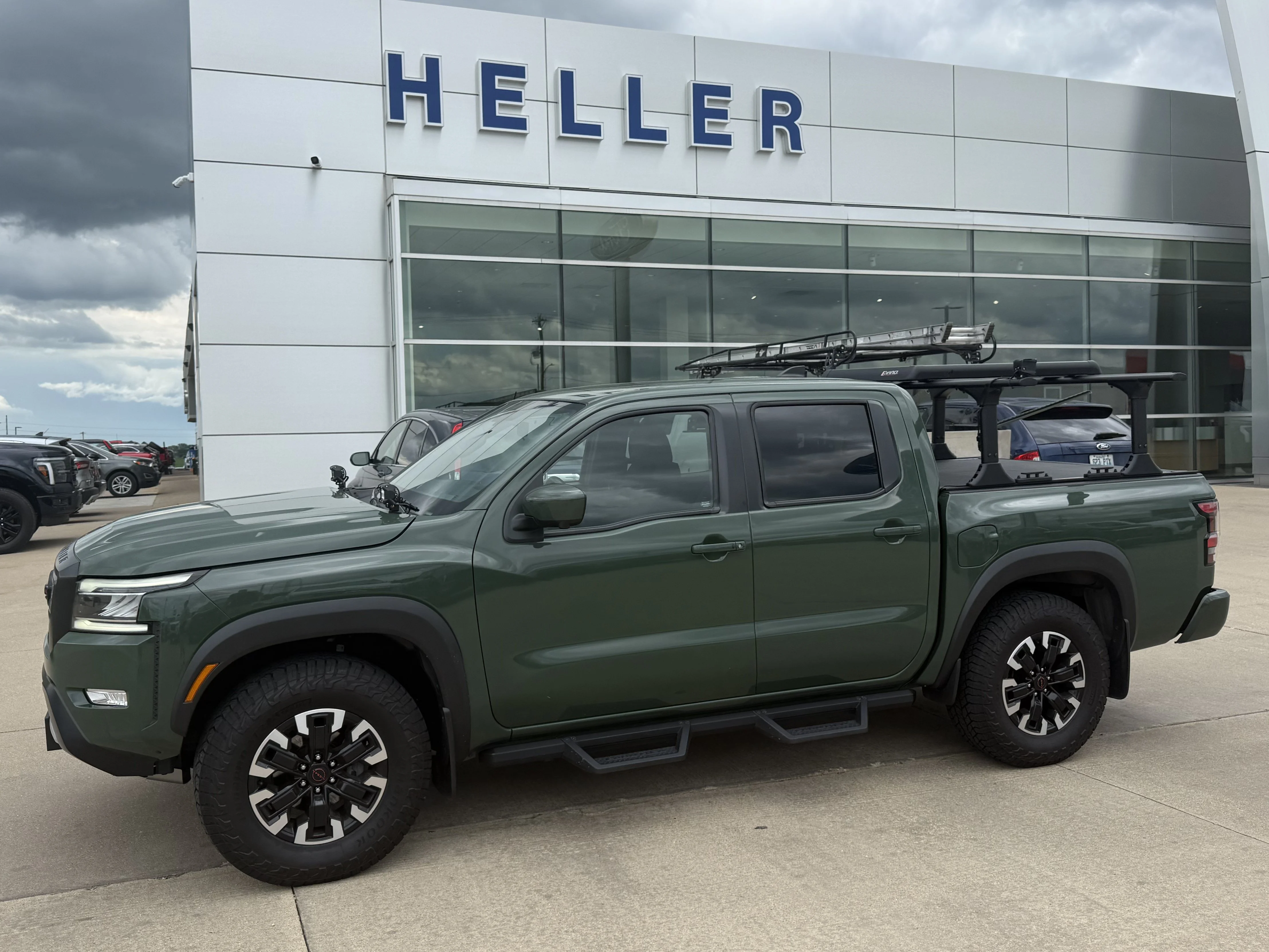 Used 2023 Tactical Green Metallic Nissan PRO-4X image 3