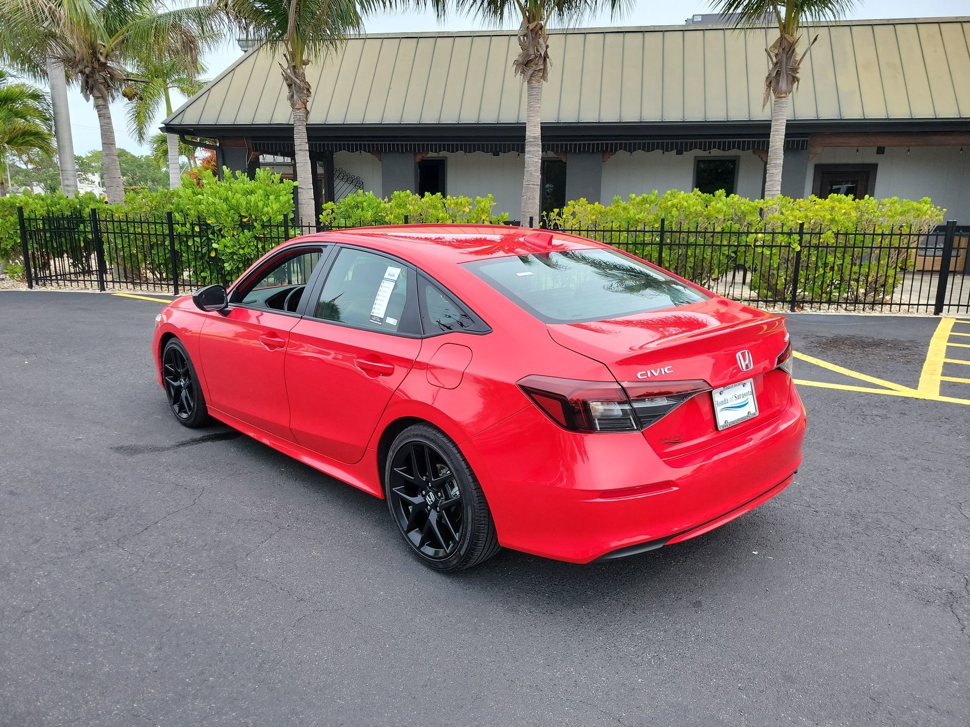 Certified Used 2025 Rallye Red Honda Sport image 8