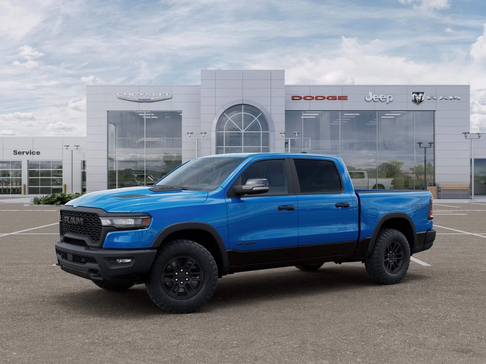 New 2026 Hydro Blue Pearl-Coat Exterior Paint RAM Rebel image 41