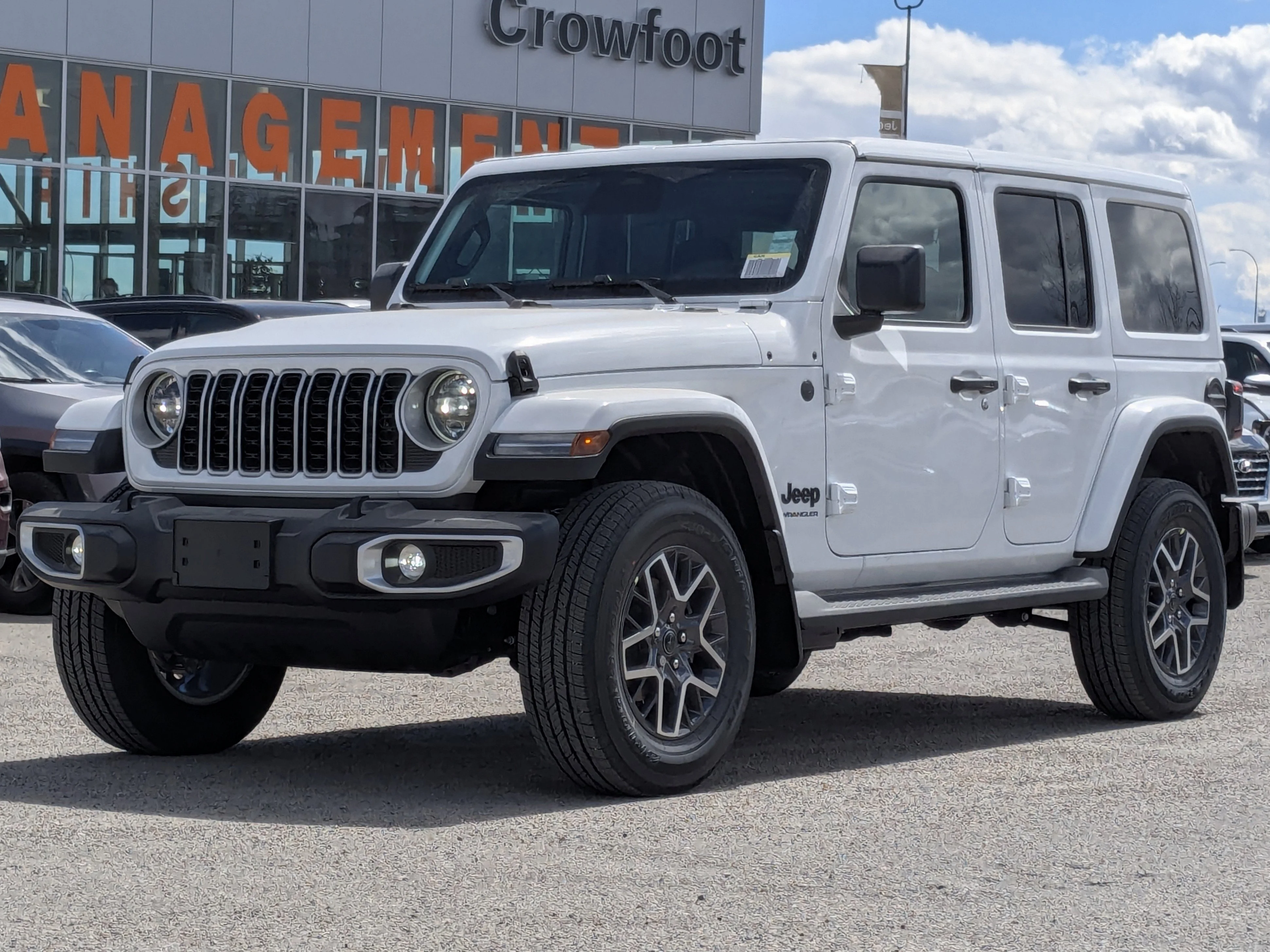 New 2026 White Jeep Sahara - - Body-Color Top - Side Steps - 2.0L Turbo - Remote Start & tons more! image 4