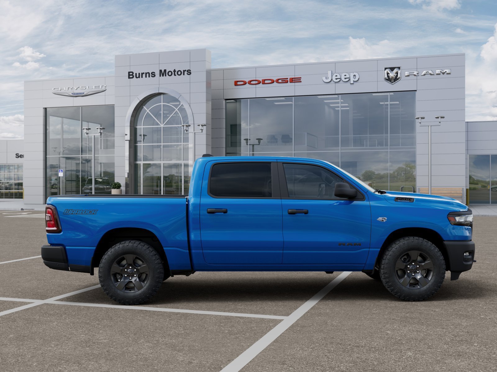 New 2026 Hydro Blue Pearl-Coat Exterior Paint RAM Warlock image 21