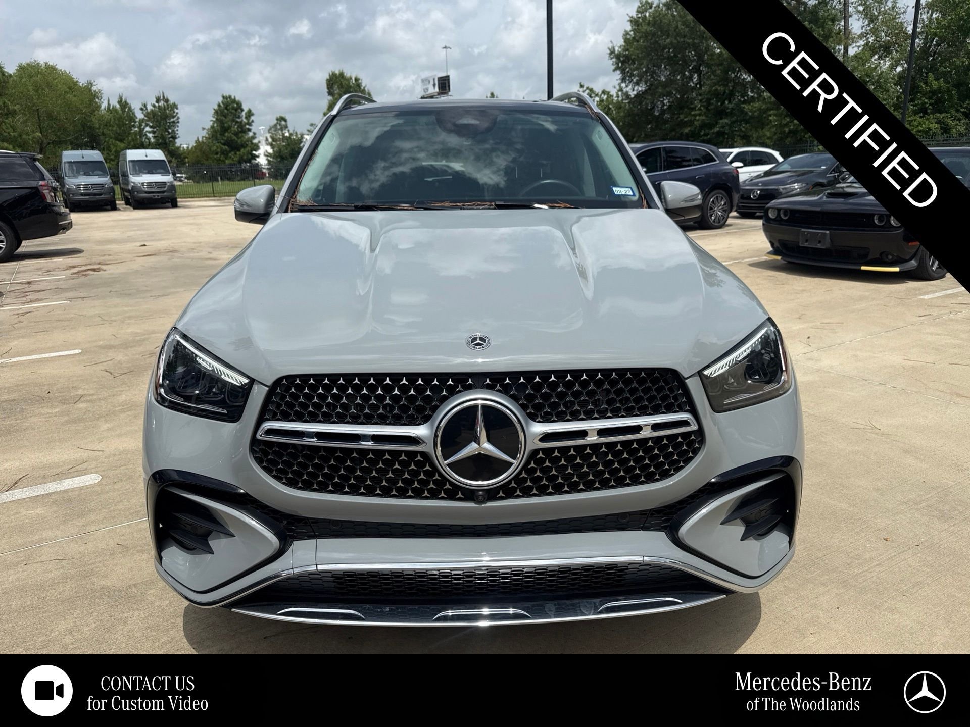Certified Used 2024 MANUFAKTUR Alpine Gray Mercedes-Benz GLE 350 image 1