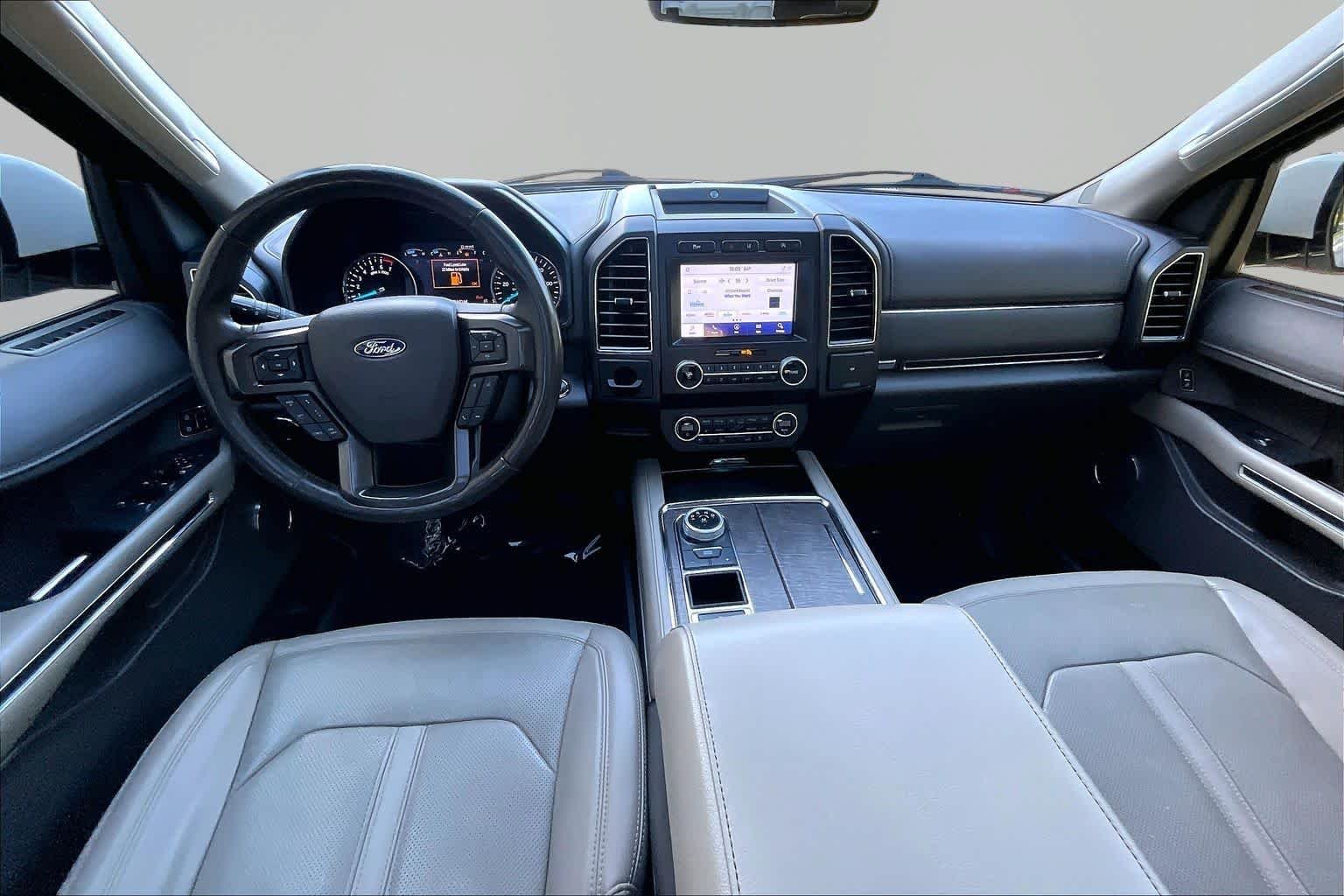 Used 2021 Star White Metallic Tri-Coat Ford Limited image 16
