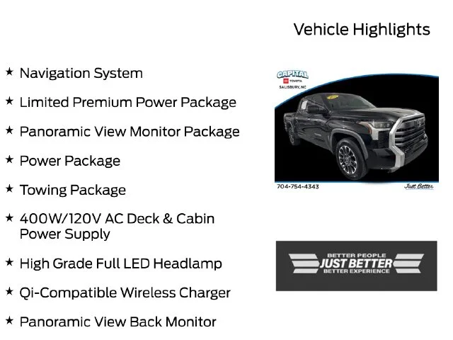 Used 2023 Black Toyota Limited image 3