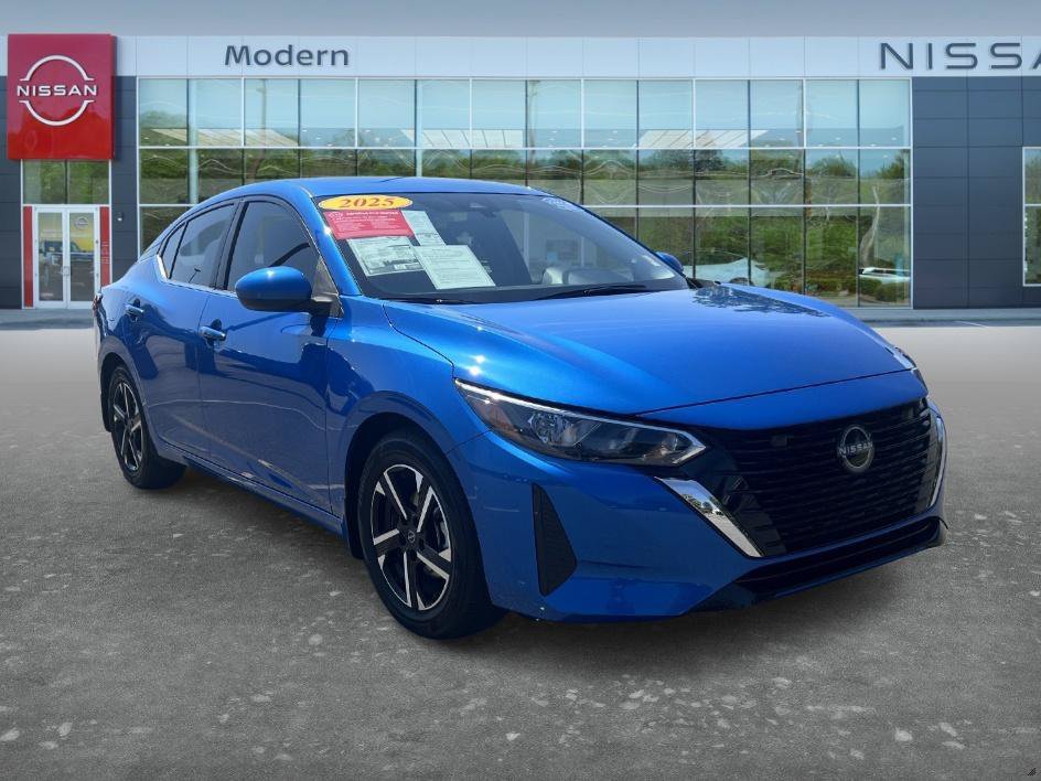 Used 2025 Electric Blue Metallic Nissan SV image 3