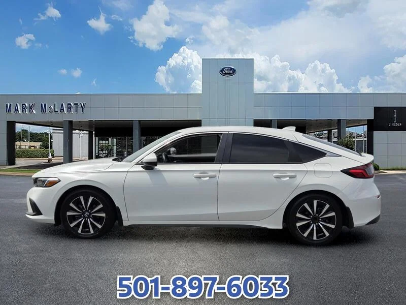 Used 2023 Platinum White Pearl Honda EX-L CVT image 2