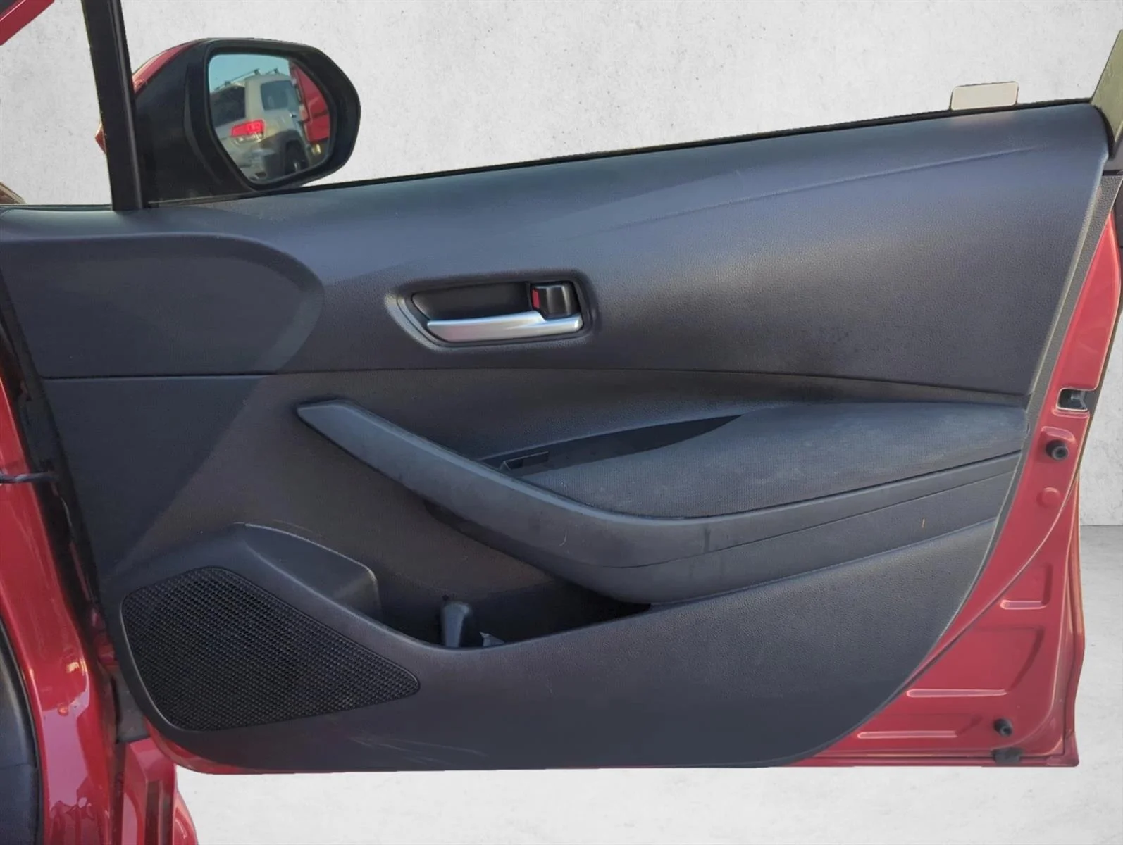 Used 2020 Barcelona Red Metallic Toyota LE image 24