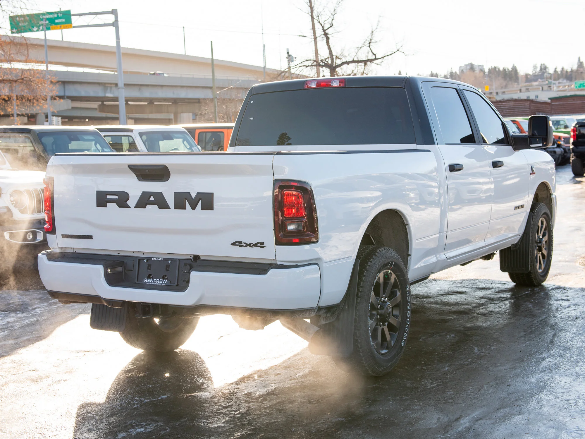 New 2026 White RAM Big Horn* image 5
