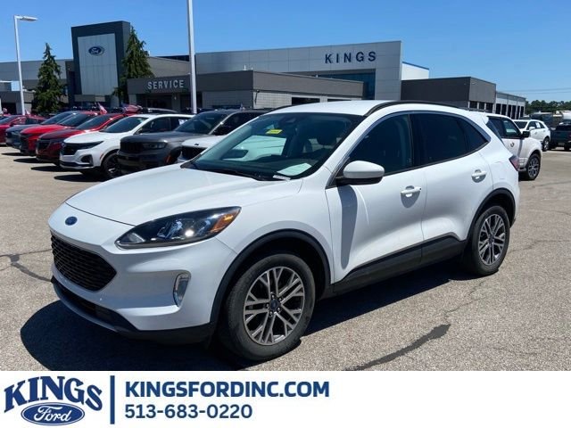 Certified Used 2021 Oxford White Ford SEL image 1