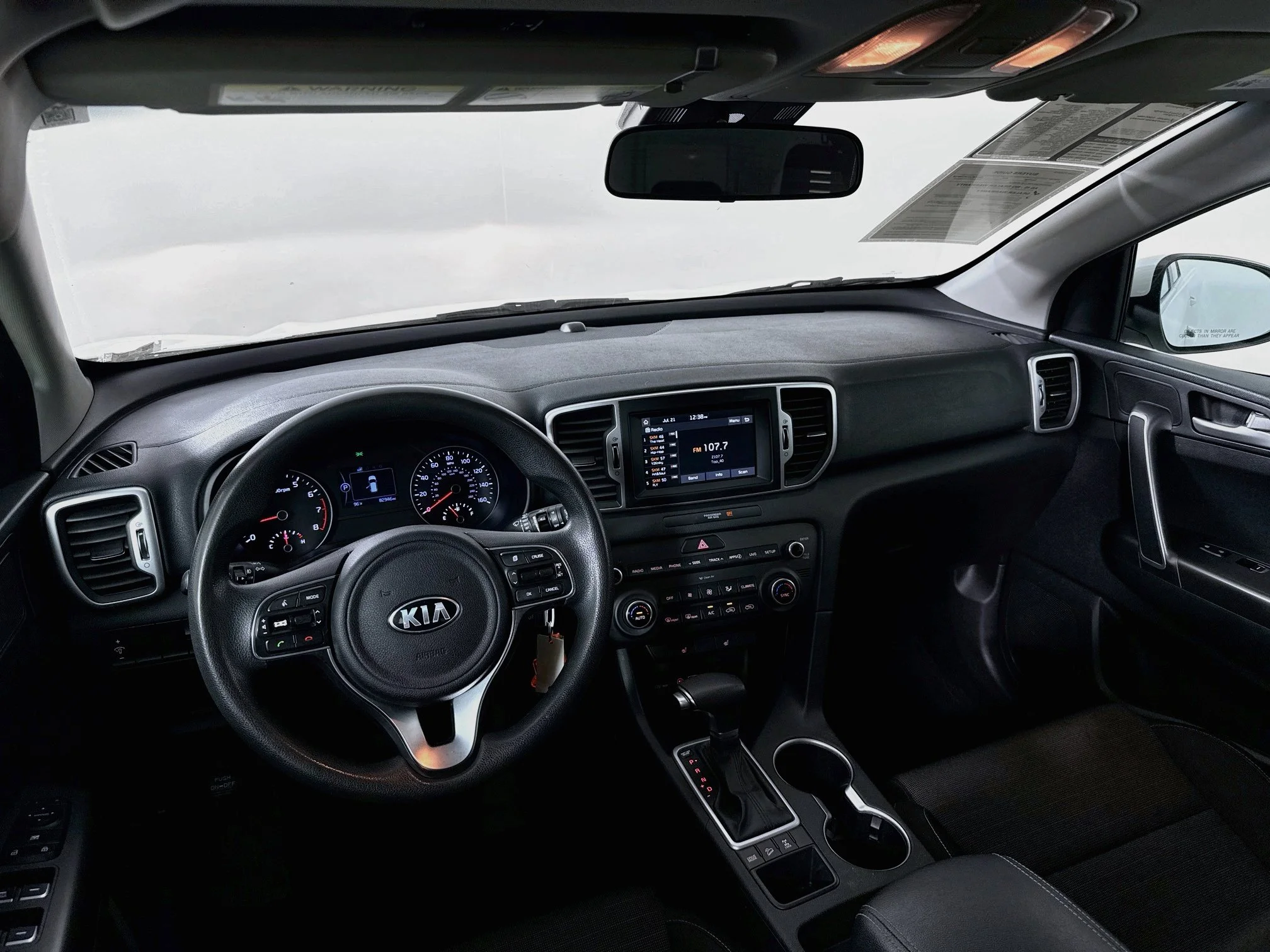 Used 2019 Clear White Kia LX image 22