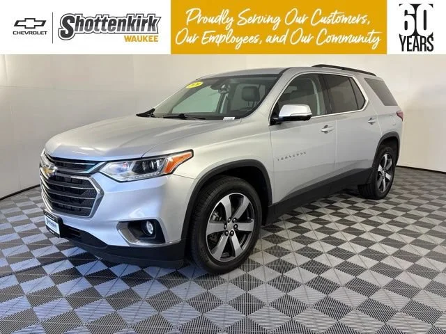 Used 2020 SILVER ICE METALLIC Chevrolet LT Leather image 1