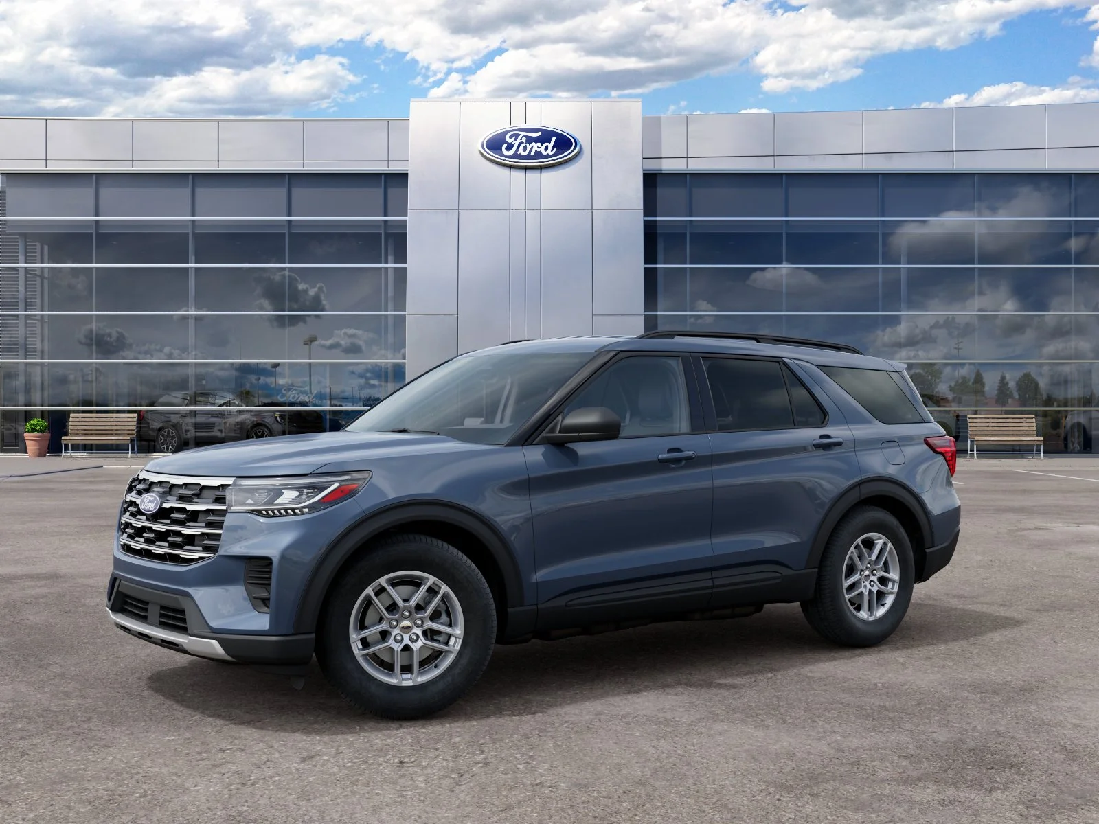 New 2027 Vapor Blue Metallic Ford Active image 46