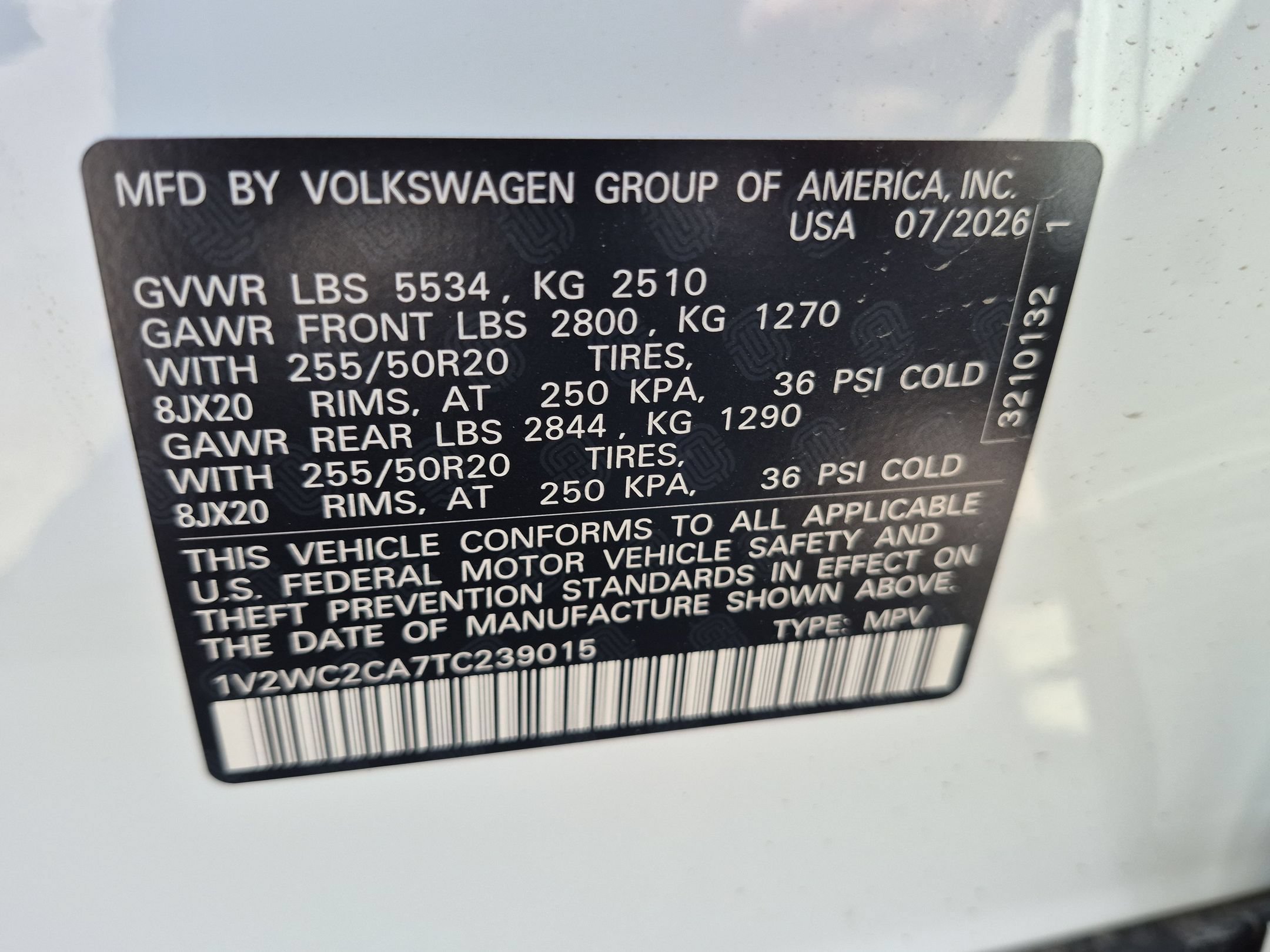New 2026 Opal White Pearl Volkswagen 2.0T SE w/Technology image 16