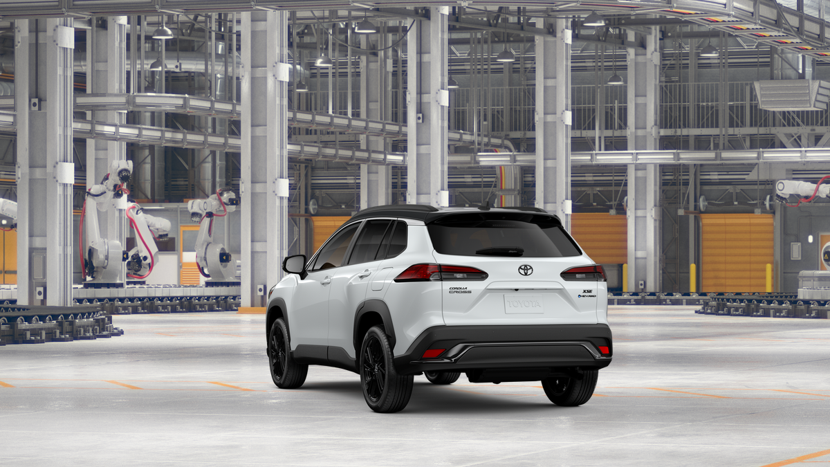 New 2026 Wind Chill Pearl with Jet Black roof Toyota Hybrid XSE image 7