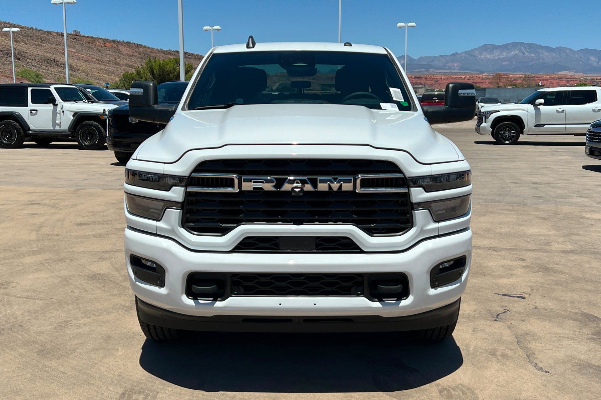 New 2026 Bright White Clear-Coat Exterior Paint RAM Big Horn image 9