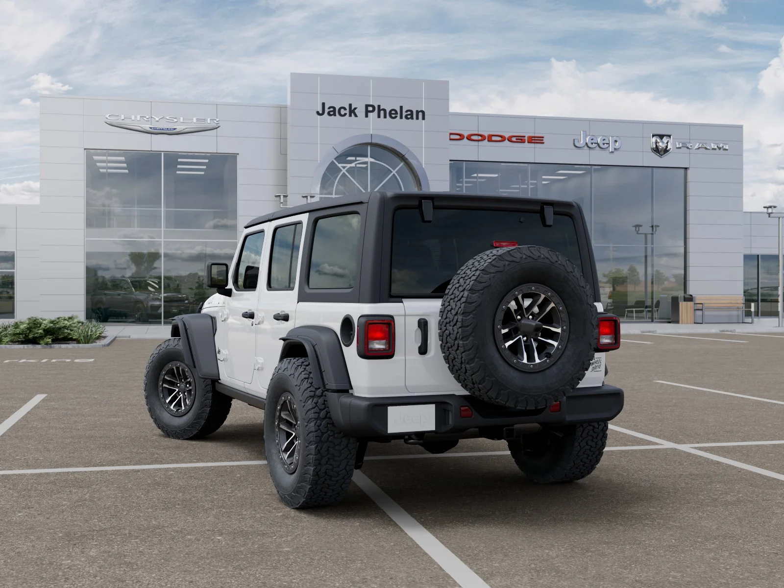 New 2026 Bright White Clear-Coat Exterior Paint Jeep Willys image 29