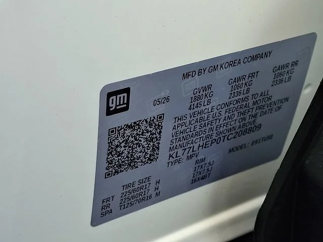 New 2026 Summit White Chevrolet LT image 10