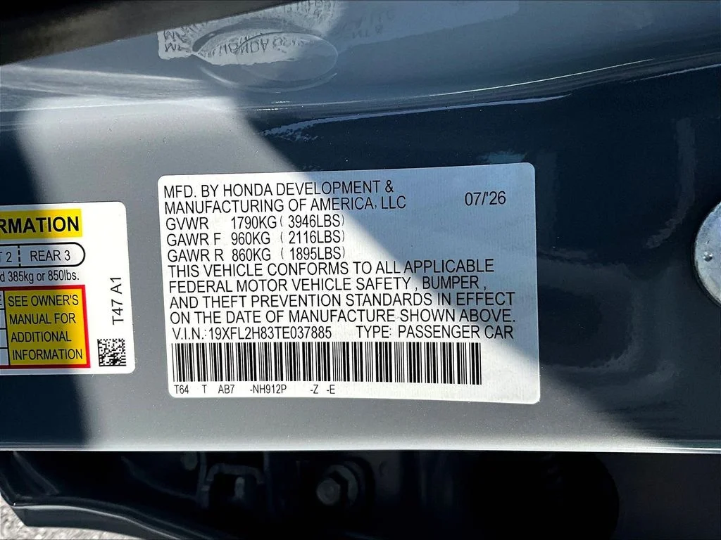 New 2026 Urban Gray Pearl Honda FWD Sport image 29